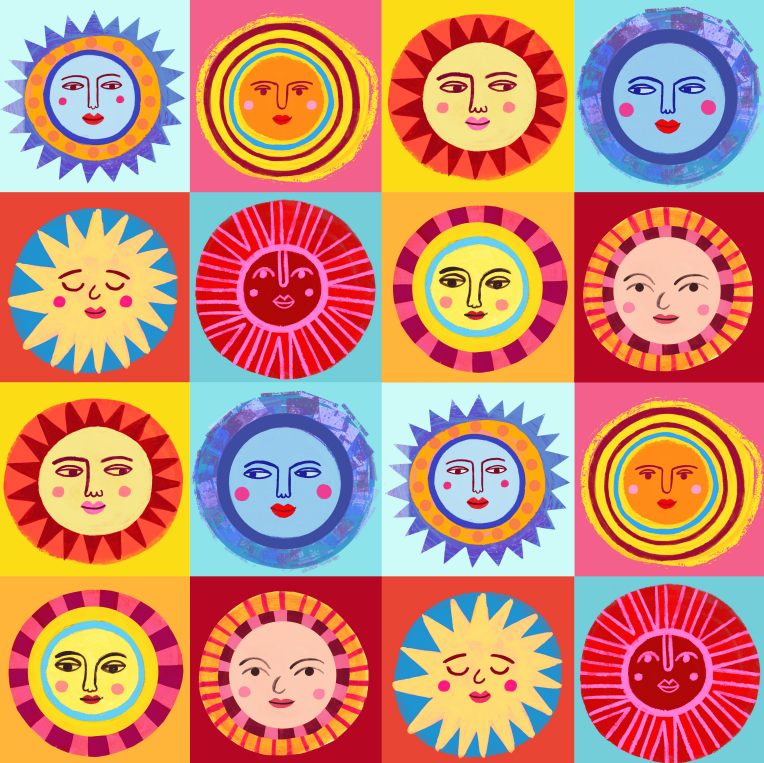 SUNLIGHT el diseño más brillante del verano de la mano de Emma Jayne