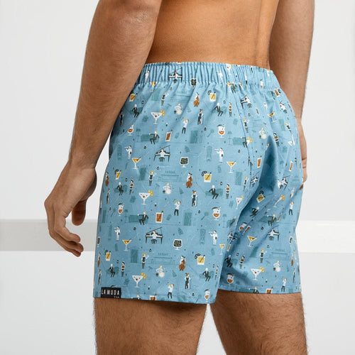 #05 EMPORIO Calzoncillos de diseño 100% de algodón tipo boxers - La Muda Club