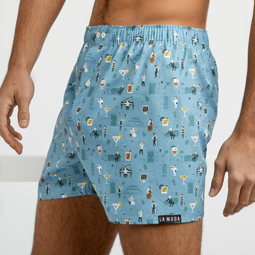 #05 EMPORIO Calzoncillos de diseño 100% de algodón tipo boxers - La Muda Club