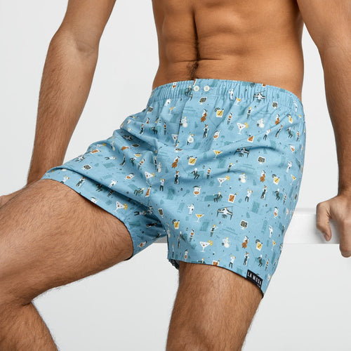 #05 EMPORIO Calzoncillos de diseño 100% de algodón tipo boxers - La Muda Club
