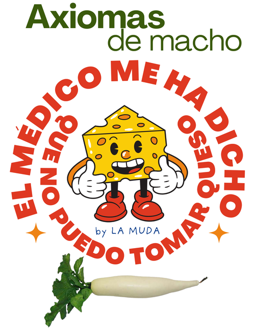 Camiseta NO PUEDO TOMAR QUESO