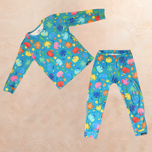 HUMP HUDDLE boy and girl pajamas