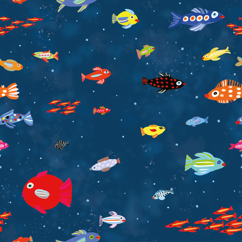 imagen digital estampado aqua parade