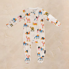 fotografía de pijama de bebé hump huddle