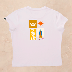 camiseta de mujer con estampado de gaspar