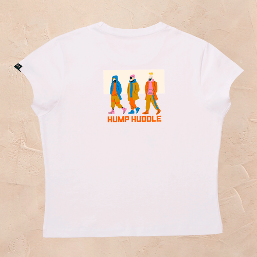 camiseta de mujer con estampado de sus majestades