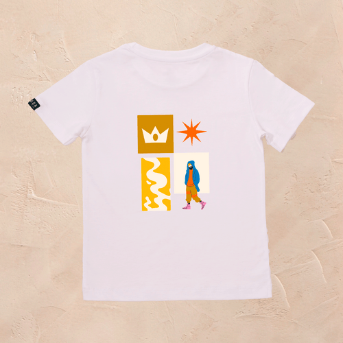 camiseta de niño con estampado de gaspar