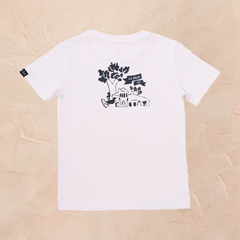 camiseta de niño con estampado de la muda