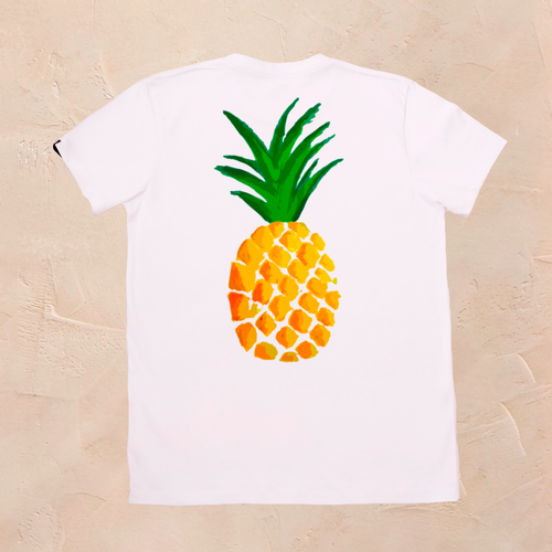 Camiseta con estampado de piña