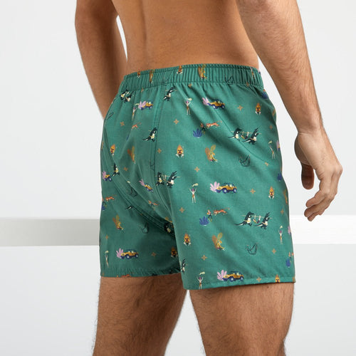 #02 SALVAJE Calzoncillos de diseño 100% de algodón tipo boxers - La Muda Club