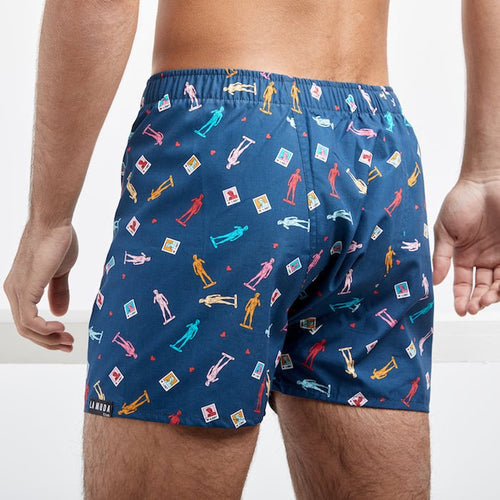 #06 SUPERLIKE Calzoncillos de diseño 100% de algodón tipo boxers - La Muda Club