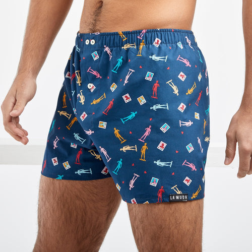 #06 SUPERLIKE Calzoncillos de diseño 100% de algodón tipo boxers - La Muda Club