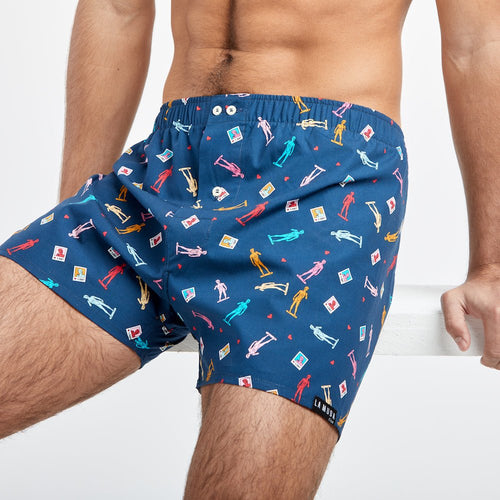 #06 SUPERLIKE Calzoncillos de diseño 100% de algodón tipo boxers - La Muda Club