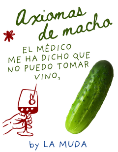 Camiseta NO PUEDO TOMAR VINO