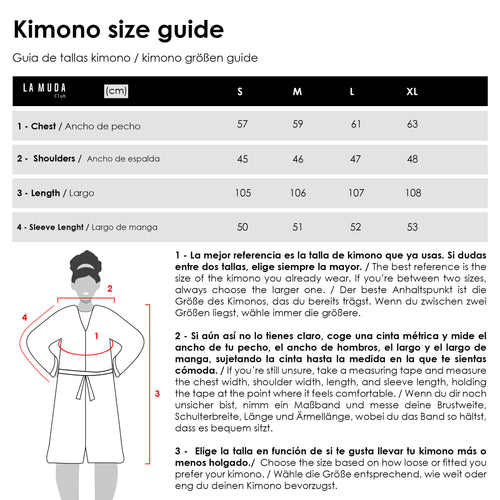 tabla guia de medidas