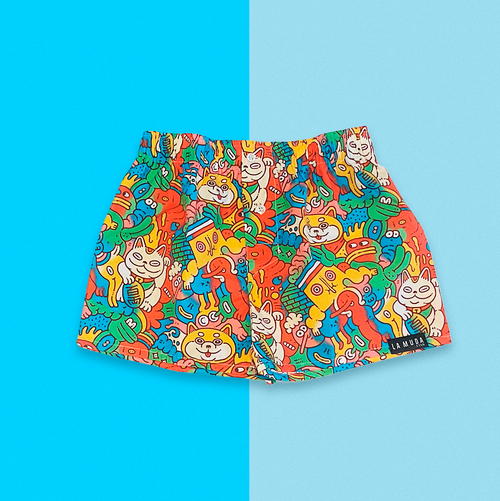 short niño colorido dragonflow