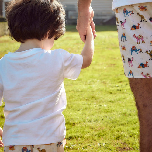 Camiseta blanca lisa "The Classic" [hombre, mujer y niños] - La Muda Club