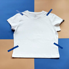 Camiseta blanca lisa "The Classic" [hombre, mujer y niños] - La Muda Club