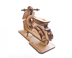 Maqueta 3D Vespa Clásica Scooter - La Muda Club