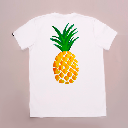 Camiseta con estampado de piña